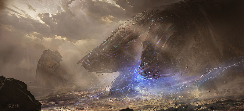 Illustration for article titled Los asombrosos bocetos de Dune que nos gustaría ver en el cine